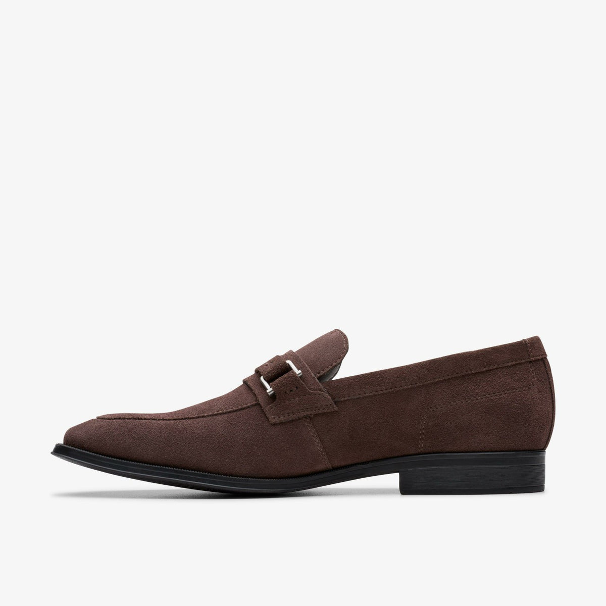Paulton Lo Dark Brown Suede - Clarks Men