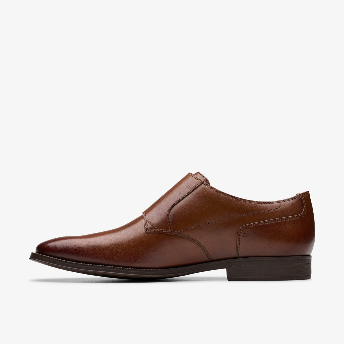 Paulton Monk Tan Leather - Clarks Men