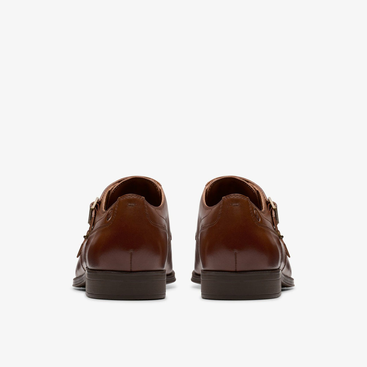 Paulton Monk Tan Leather - Clarks Men