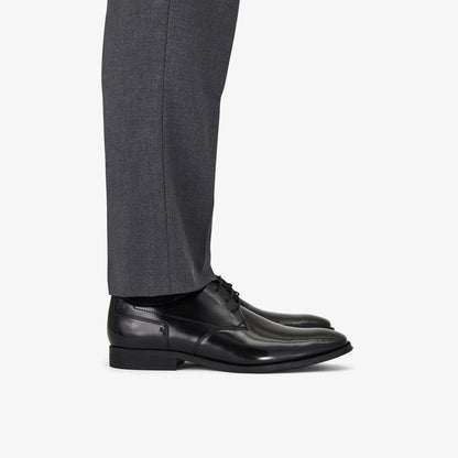 Paulton Lace Black Hi Shine Leather - Clarks Men