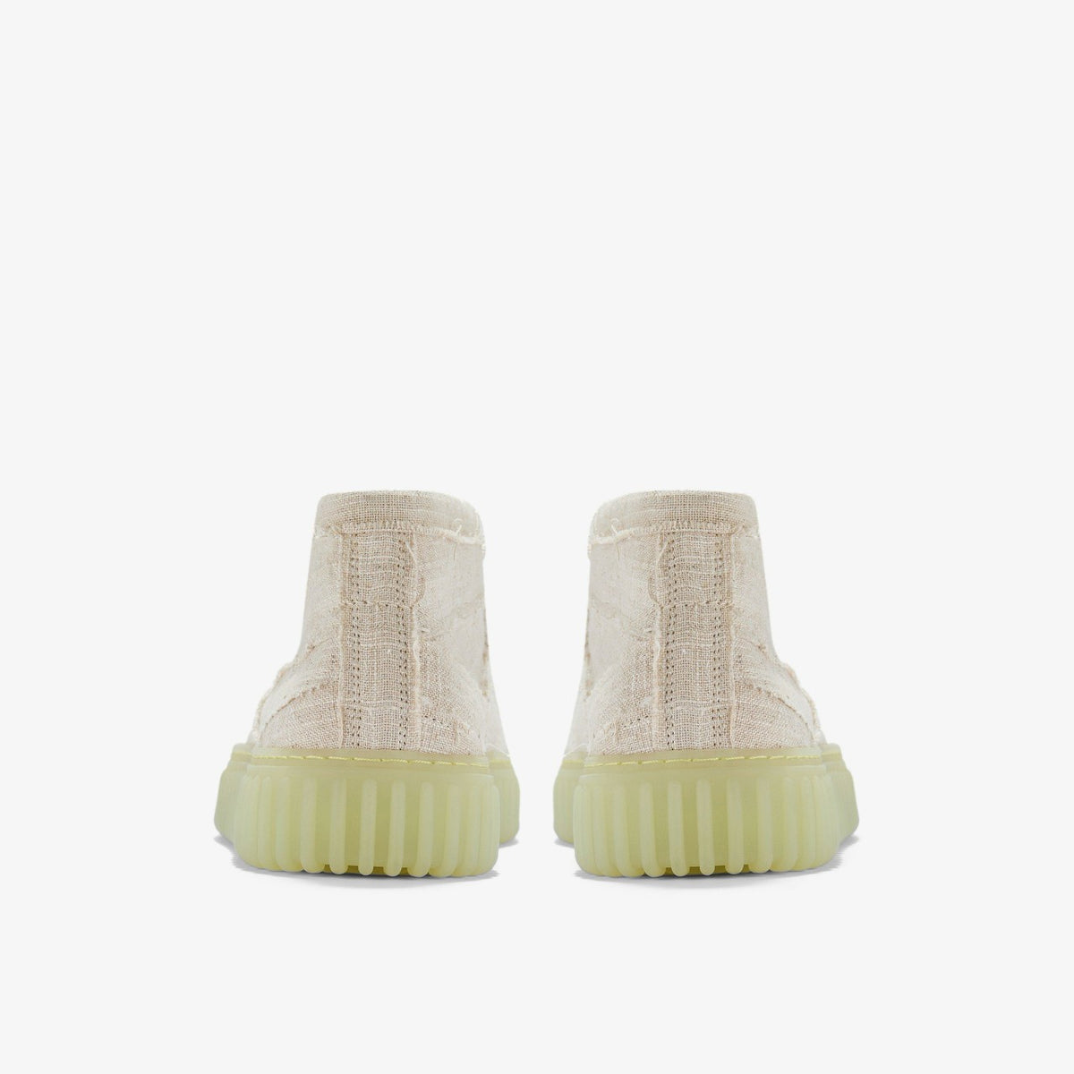 Torhill Hallow Off White Textile - Clarks Men