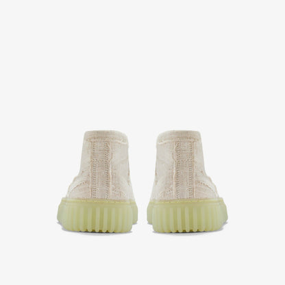 Torhill Hallow Off White Textile - Clarks Men