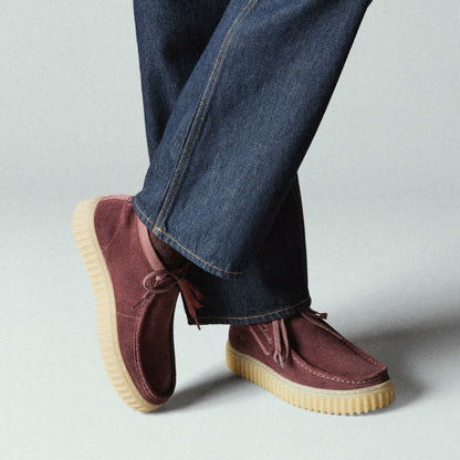 Torhill Hi Wine Suede - Clarks Women|Men
