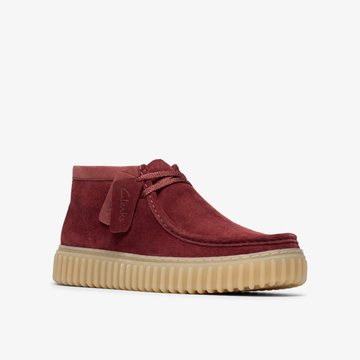 Torhill Hi Wine Suede - Clarks Women|Men