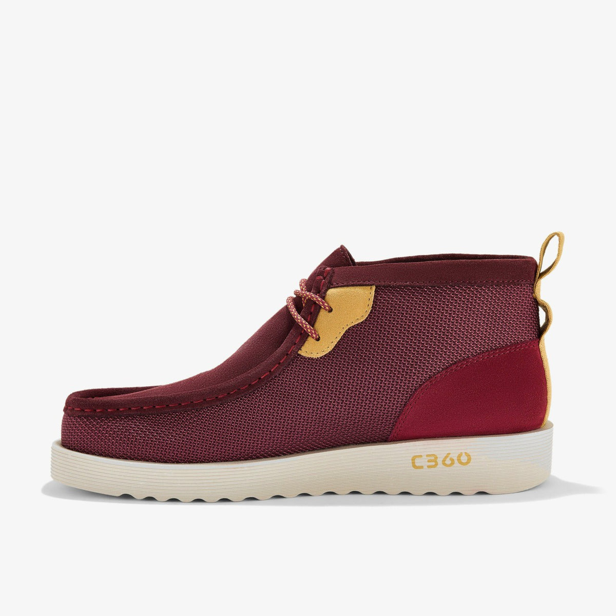 Wallabee FTR2 Boot Burgundy Combination - Clarks Men