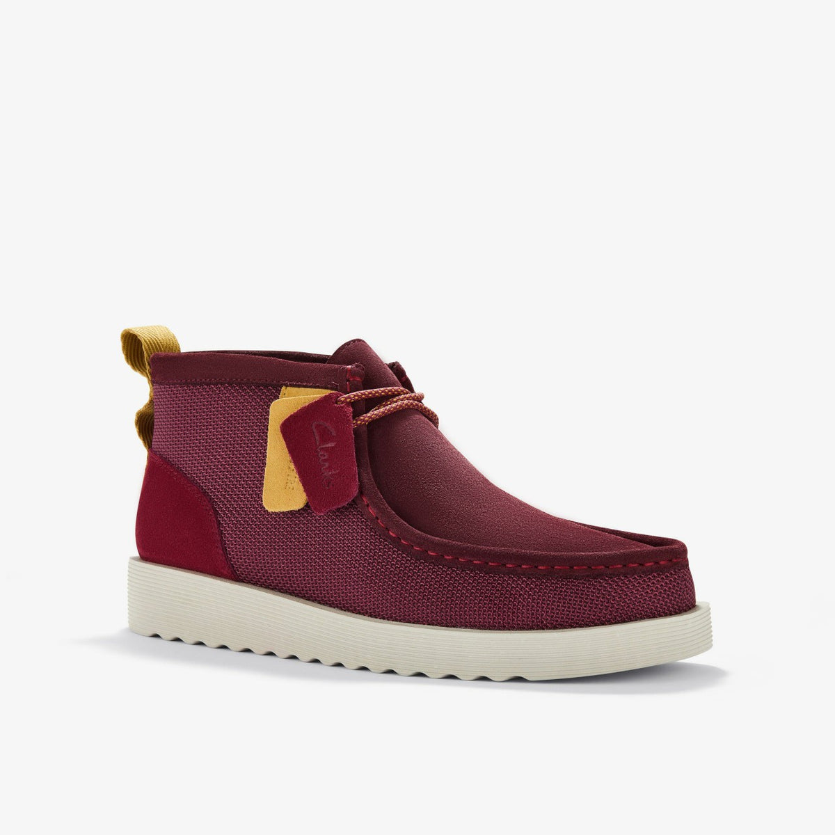 Wallabee FTR2 Boot Burgundy Combination - Clarks Men