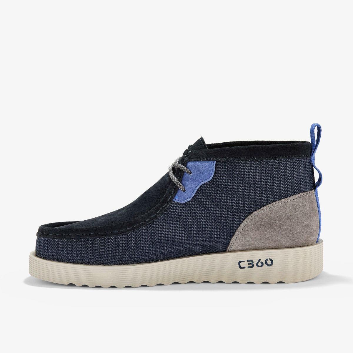 Wallabee FTR2 Boot Navy Combination - Clarks Men