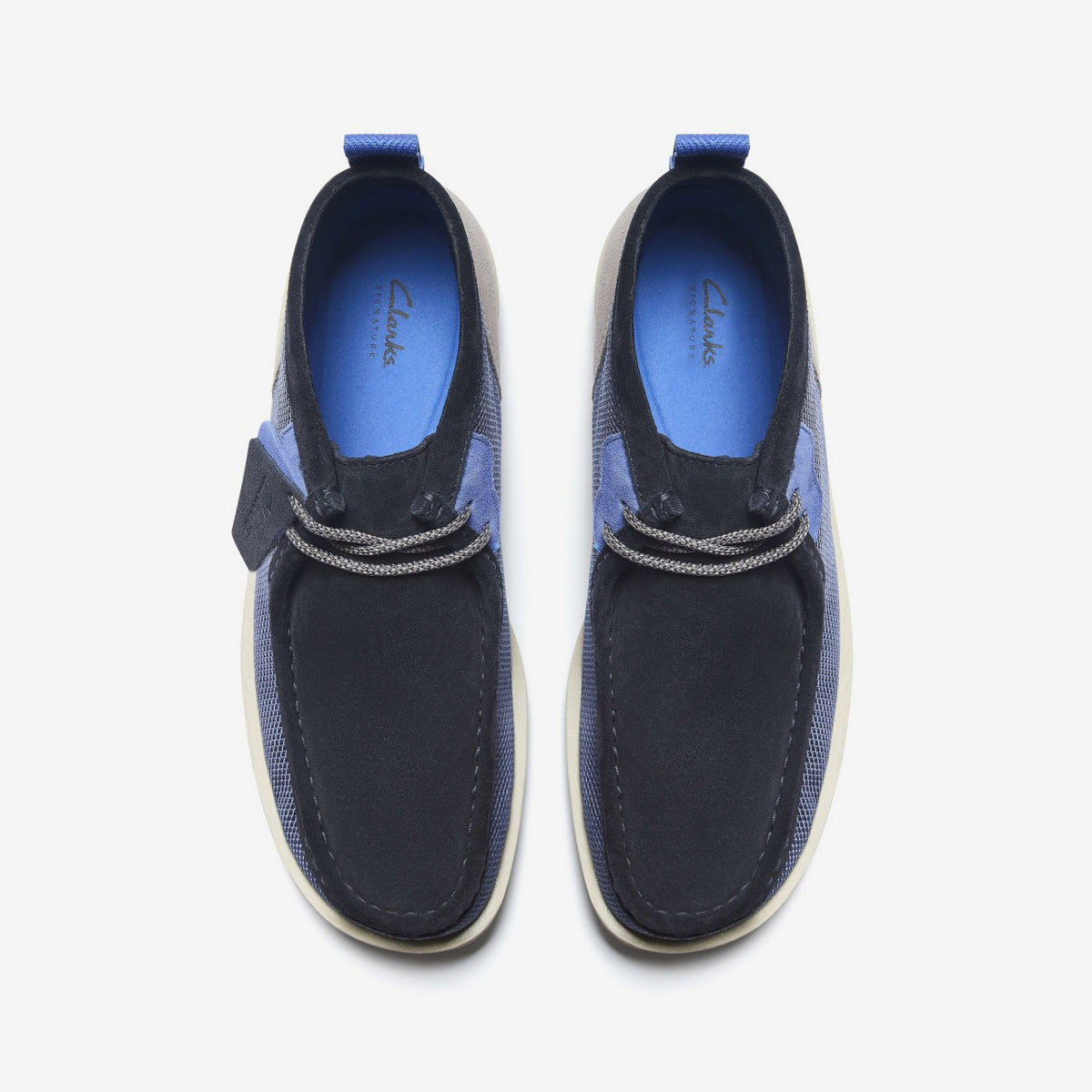 Wallabee FTR2 Boot Navy Combination - Clarks Men