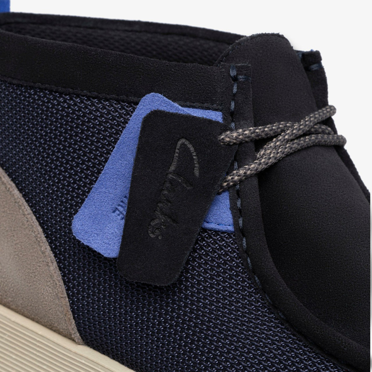 Wallabee FTR2 Boot Navy Combination - Clarks Men