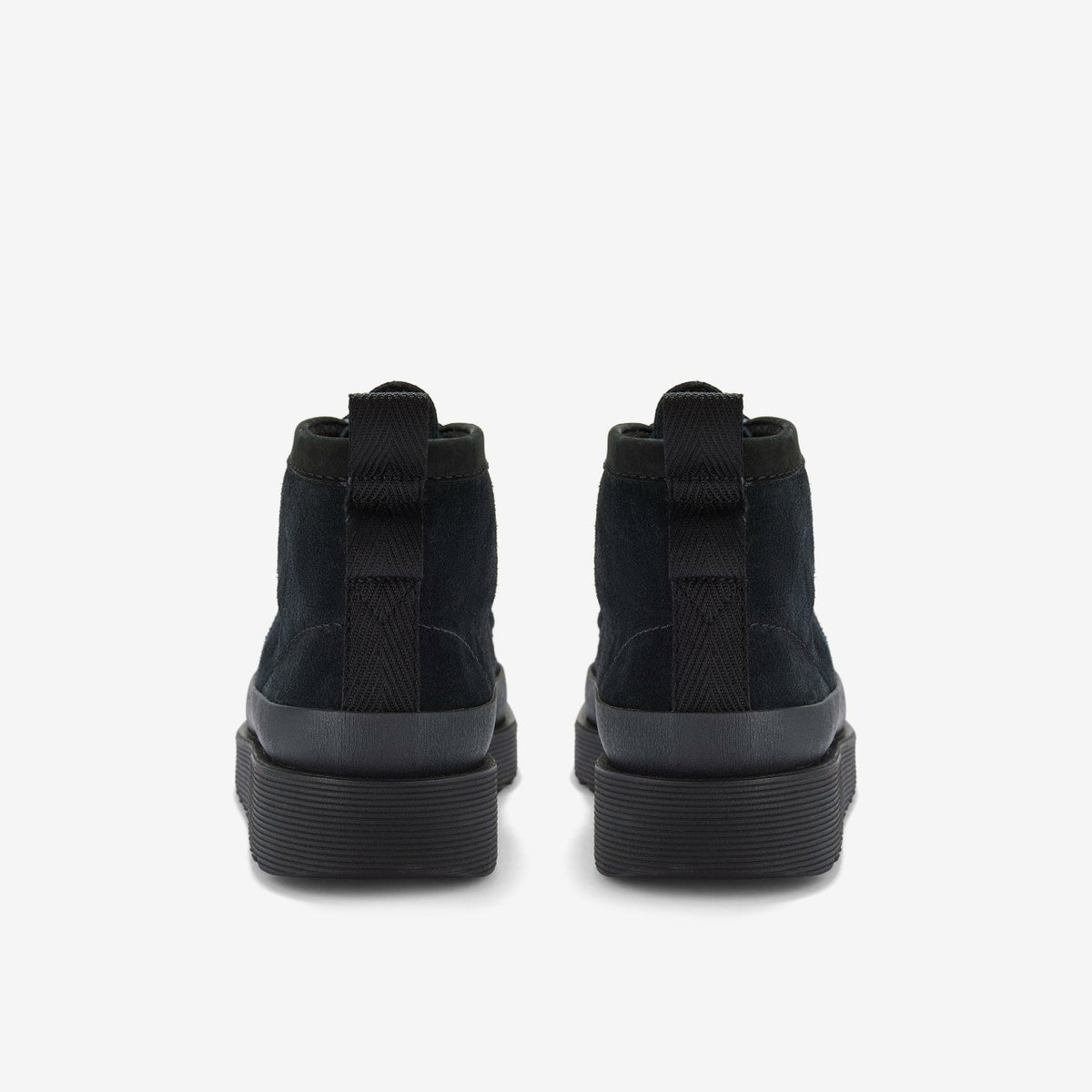 Wallabee FTR2 Hi Black Suede - Clarks Men