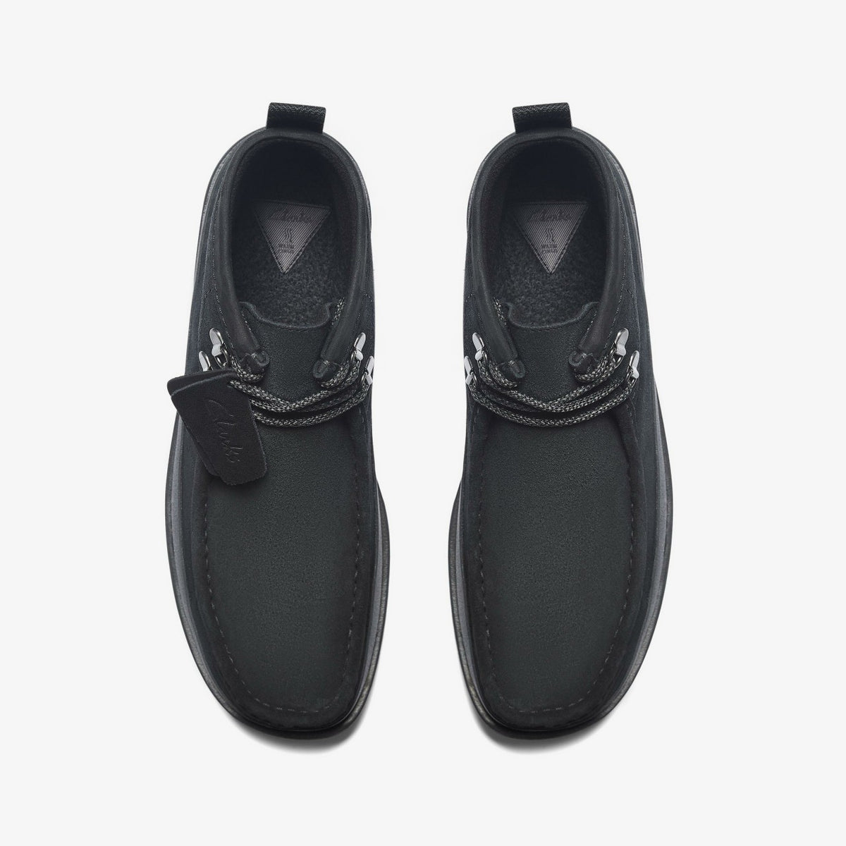 Wallabee FTR2 Hi Black Suede - Clarks Men