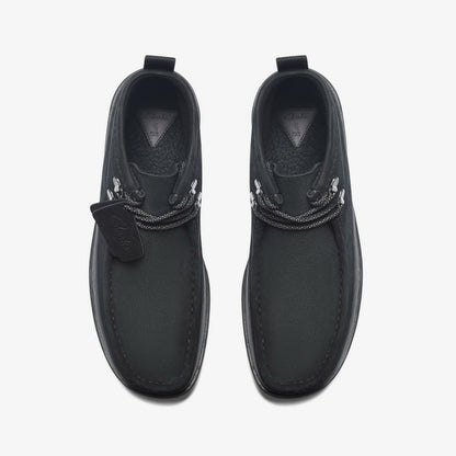 Wallabee FTR2 Hi Black Suede - Clarks Men