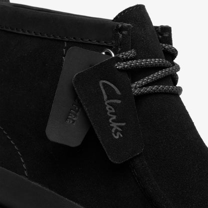 Wallabee FTR2 Hi Black Suede - Clarks Men