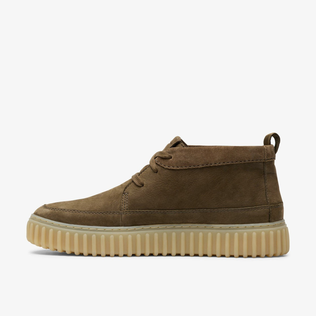 Torhill Lace Hi Khaki Nubuck - Clarks Men