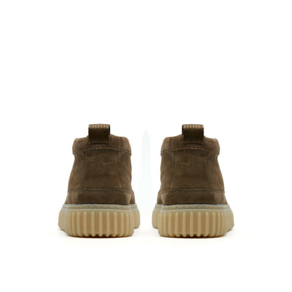 Torhill Lace Hi Khaki Nubuck - Clarks Men