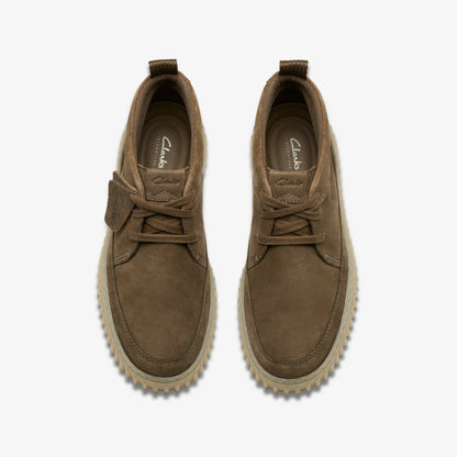 Torhill Lace Hi Khaki Nubuck - Clarks Men