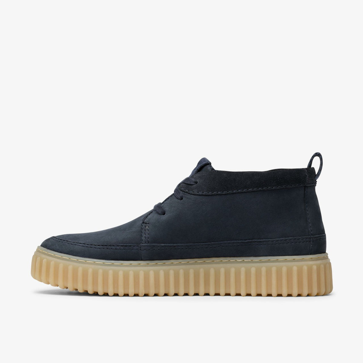 Torhill Lace Hi Navy Nubuck - Clarks Men
