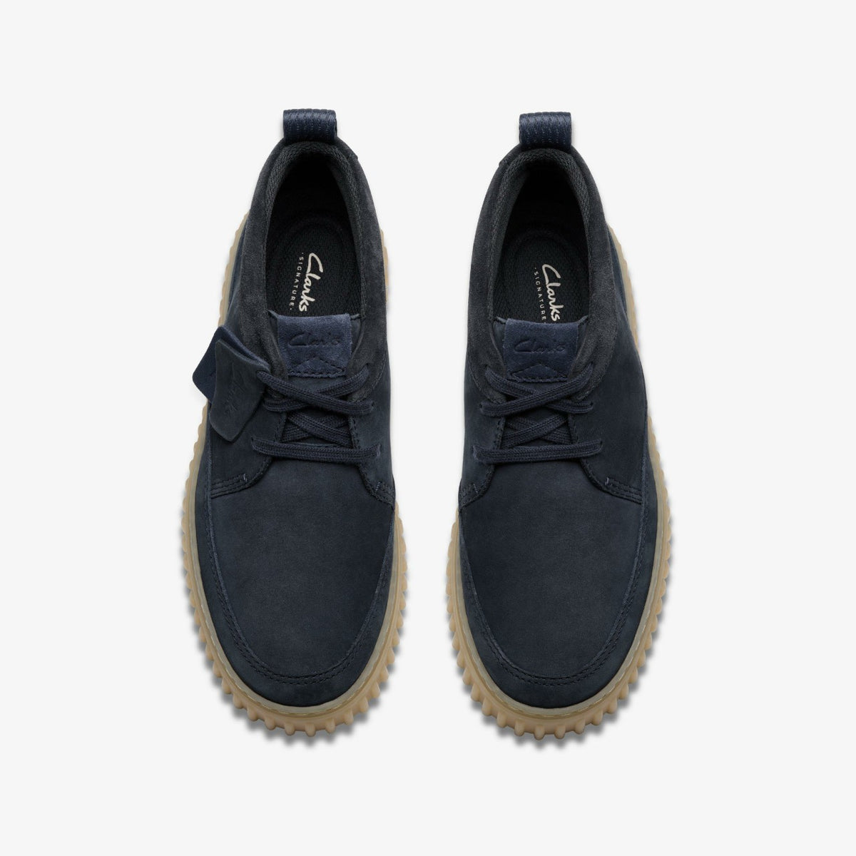 Torhill Lace Hi Navy Nubuck - Clarks Men