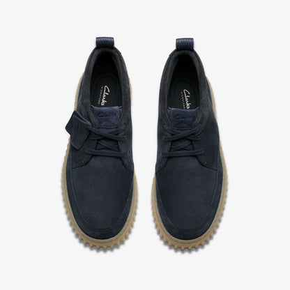 Torhill Lace Hi Navy Nubuck - Clarks Men