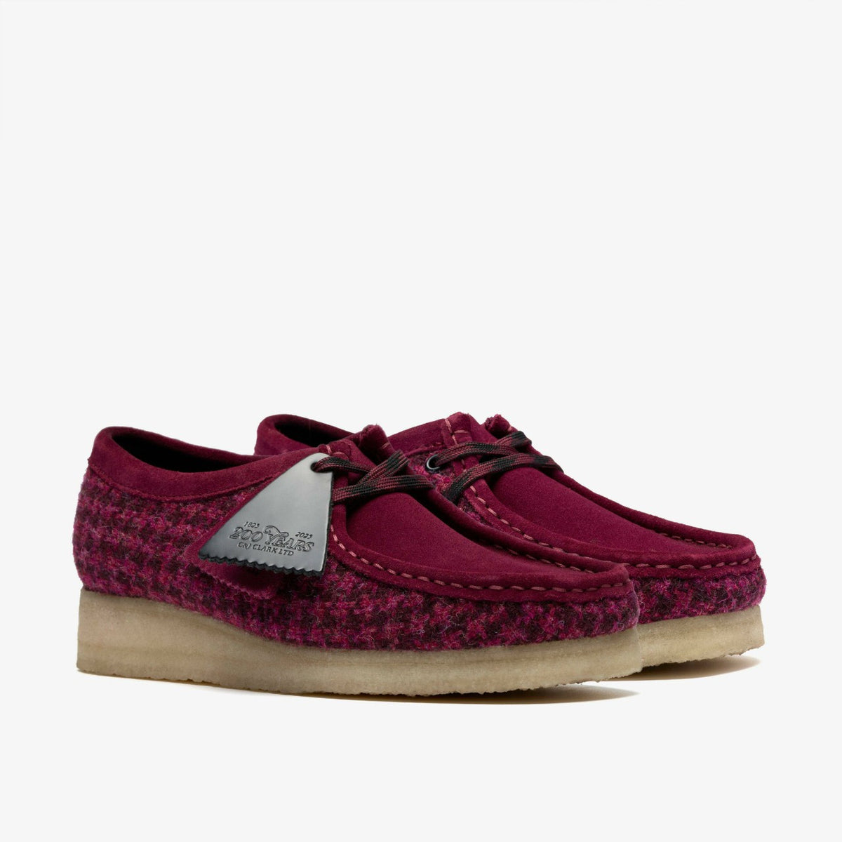 Wallabee Purple Tweed Combination - Clarks Women