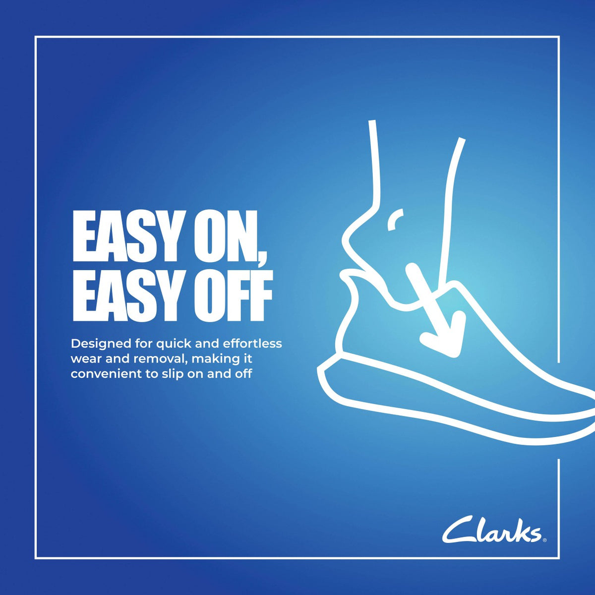 Nalle Step Blue Grey - Clarks Women