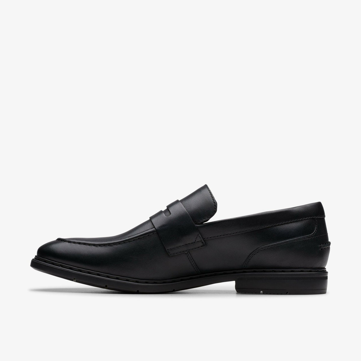 Banbury Lo Black Leather - Clarks Men