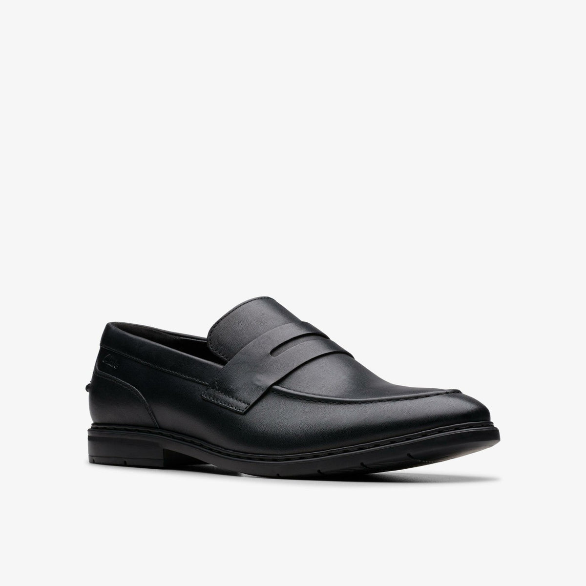 Banbury Lo Black Leather - Clarks Men