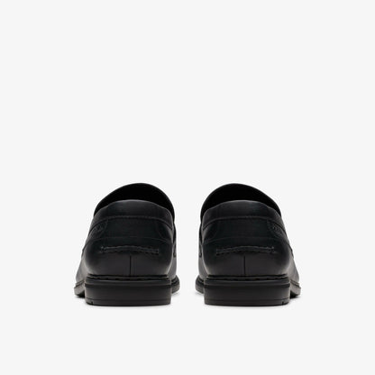 Banbury Lo Black Leather - Clarks Men