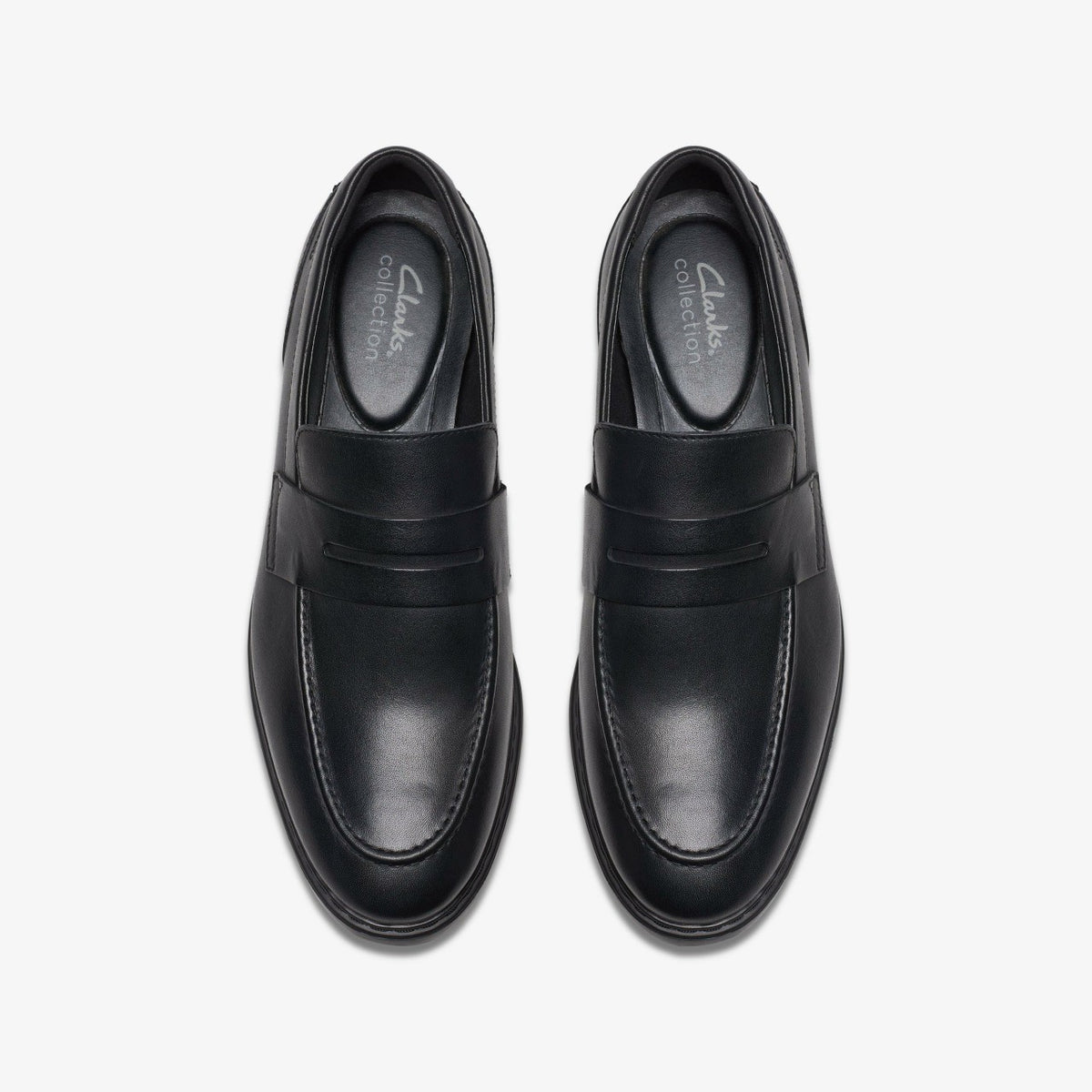 Banbury Lo Black Leather - Clarks Men