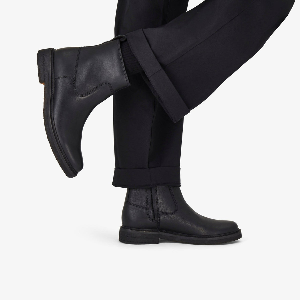 Clarkdale Boot Black Leather - Clarks Men