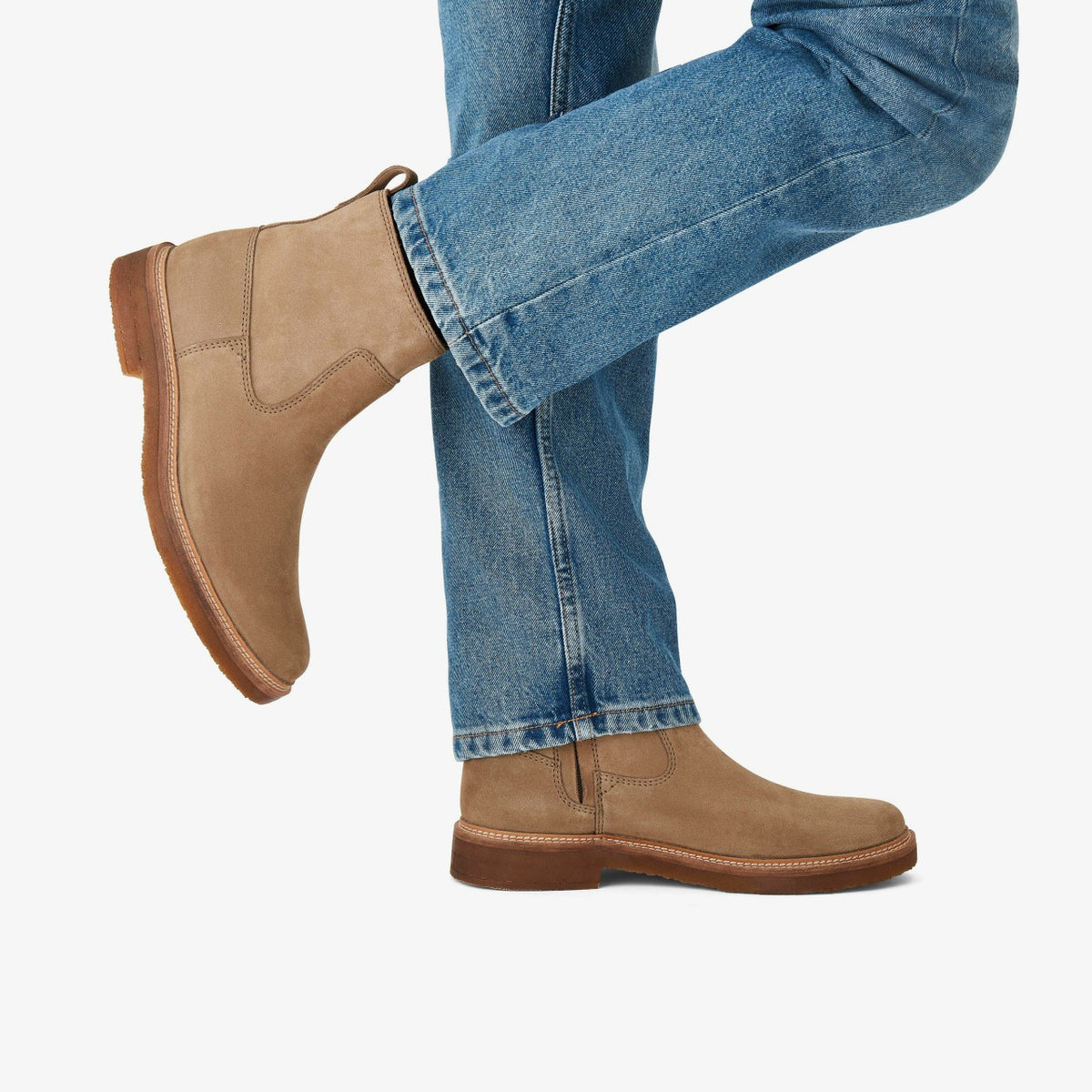 Clarkdale Boot Dark Sand Suede - Clarks Men