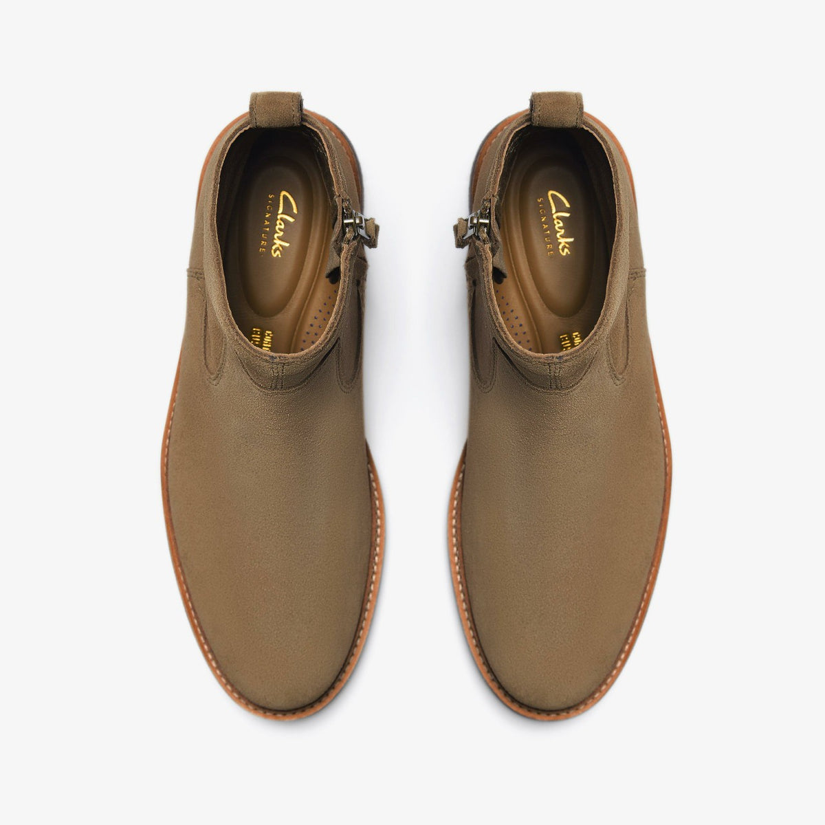 Clarkdale Boot Dark Sand Suede - Clarks Men
