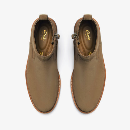 Clarkdale Boot Dark Sand Suede - Clarks Men