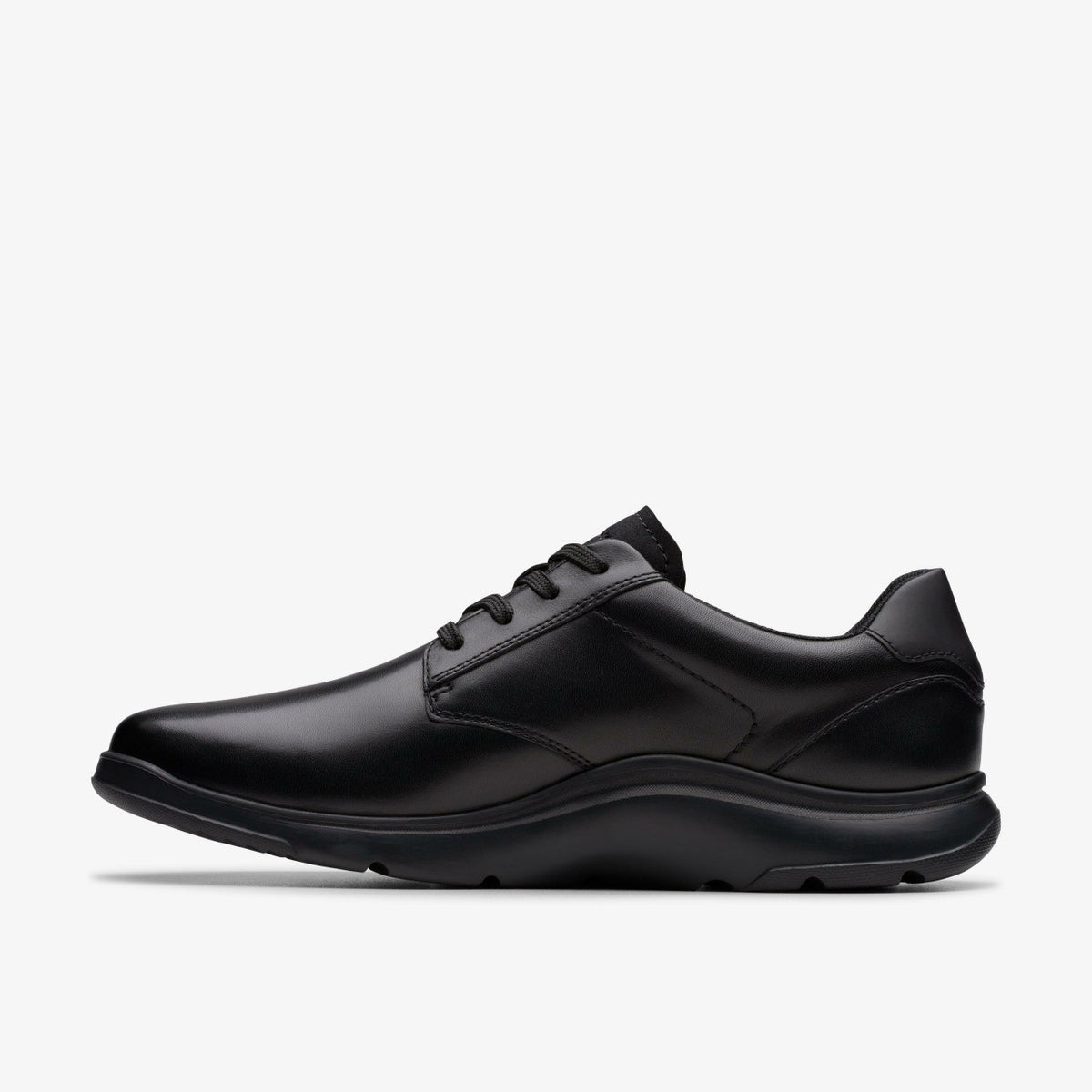 Lifton Lace Black Leather - Clarks Men
