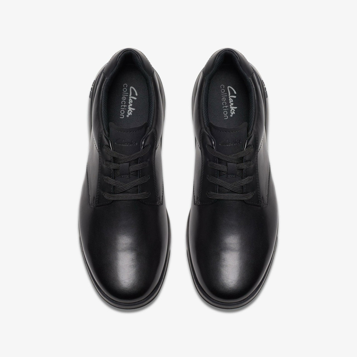 Lifton Lace Black Leather - Clarks Men