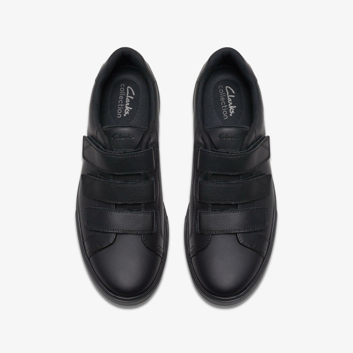 Romsey Strap Black Leather - Clarks Men