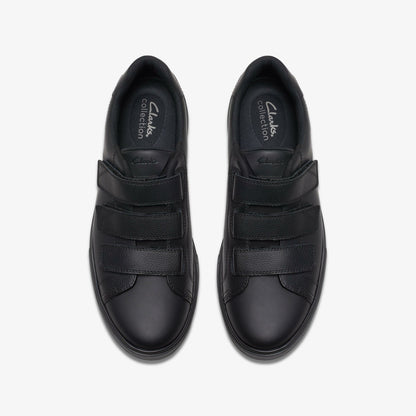 Romsey Strap Black Leather - Clarks Men