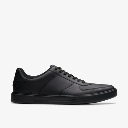 Romsey Tie Black Leather - Clarks Men