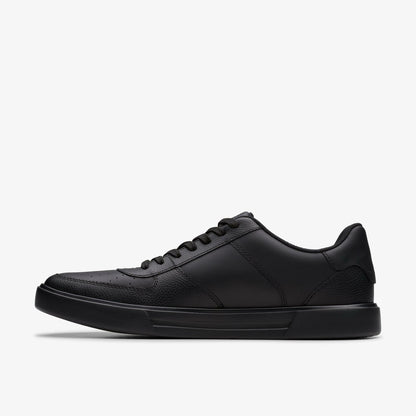 Romsey Tie Black Leather - Clarks Men