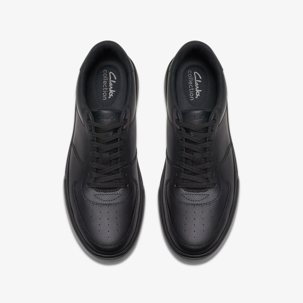 Romsey Tie Black Leather - Clarks Men