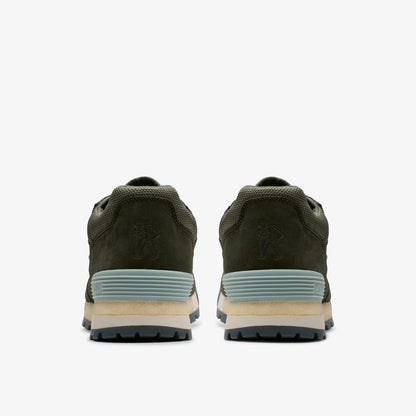 Laddow Dark Olive Combination - Clarks Men