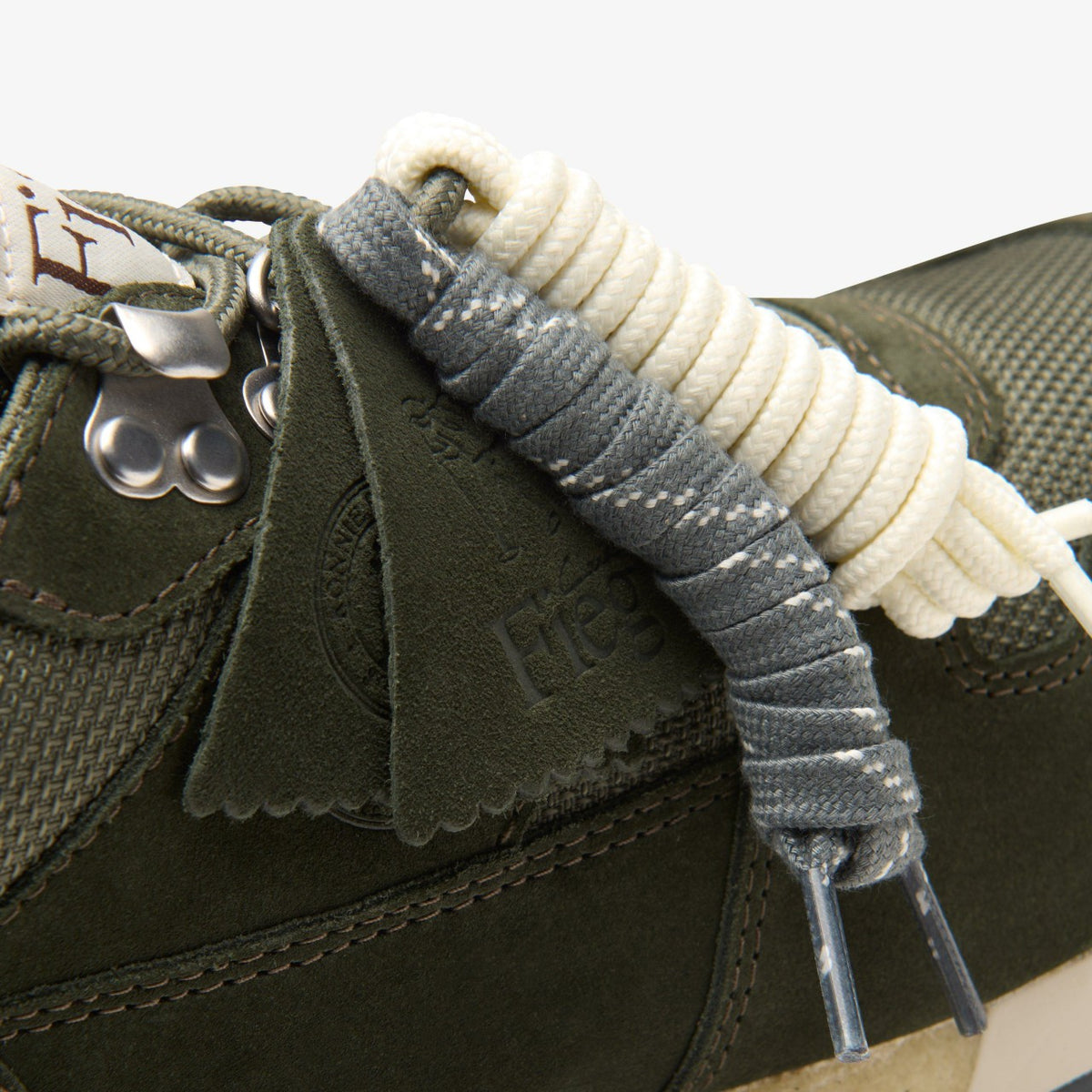 Laddow Dark Olive Combination - Clarks Men