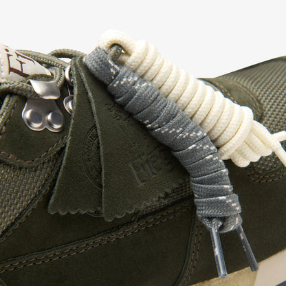 Laddow Dark Olive Combination - Clarks Men