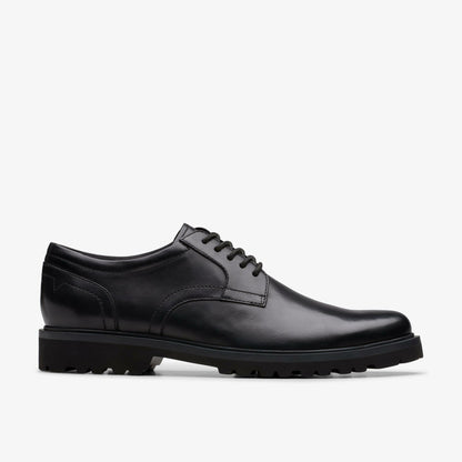 Berwick Lace Black Leather - Clarks Men