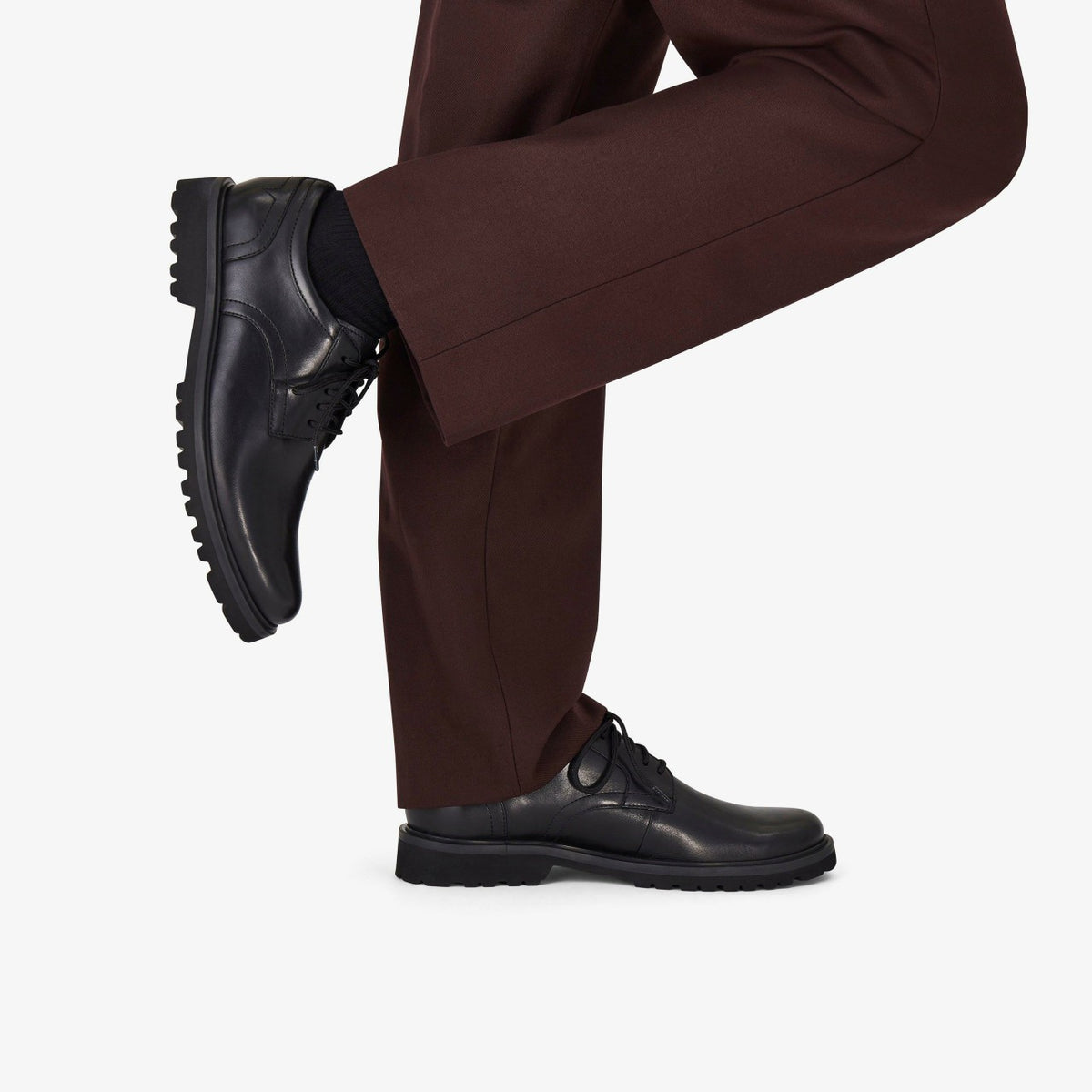 Berwick Lace Black Leather - Clarks Men