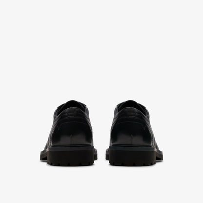 Berwick Lace Black Leather - Clarks Men
