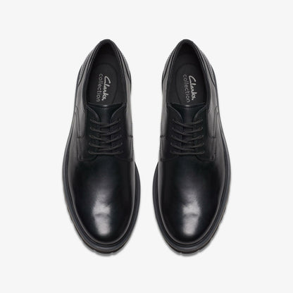 Berwick Lace Black Leather - Clarks Men