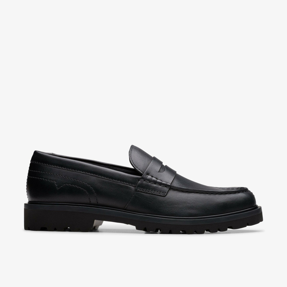 Berwick Lo Black Leather - Clarks Men