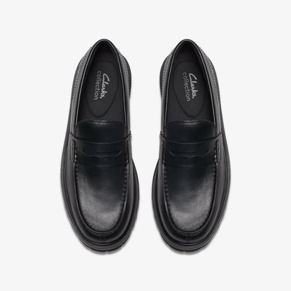 Berwick Lo Black Leather - Clarks Men