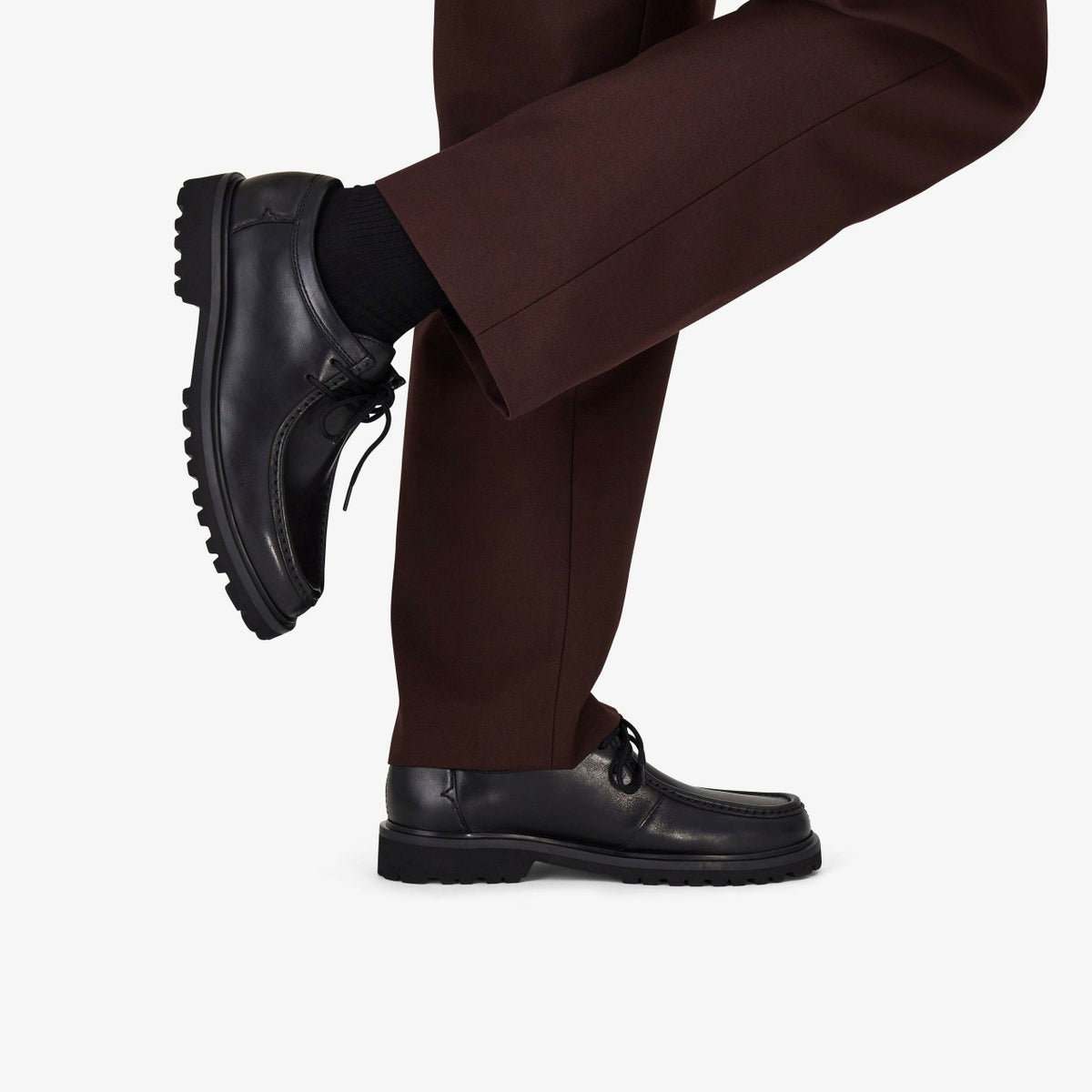 Berwick Seam Black Leather - Clarks Men